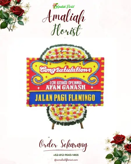 Sewa Papan Bunga Wedelan